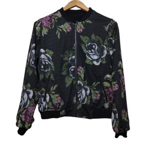 Lululemon‎ Party Bomb Reversible Bomber Jacket in the Garden Party Women's 6